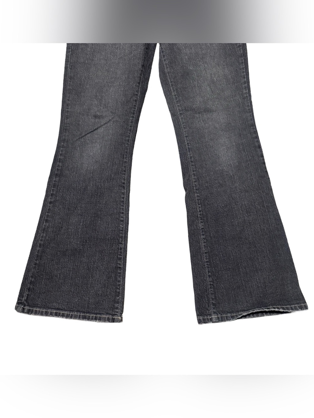 Calvin Klein Flare Jean Women's 8 Y2K Denim Dark Wash Low Rise Casual - Picture 5 of 6